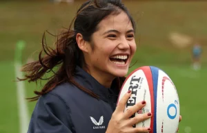 Engeland versus All Blacks, Emma Raducanu sluit zich aan bij het thuiskamp, tennisster helpt de ploeg van Steve Borthwick voor de Nieuw-Zeelandse Test